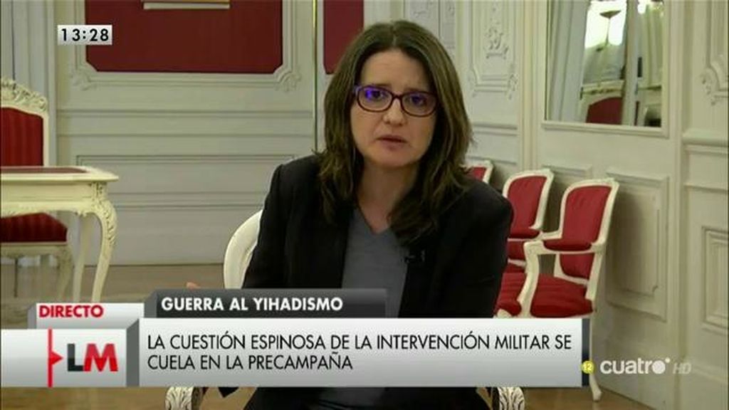 Mónica Oltra: “Todavía tenemos un Gobierno de España instalado en el abuso de poder”