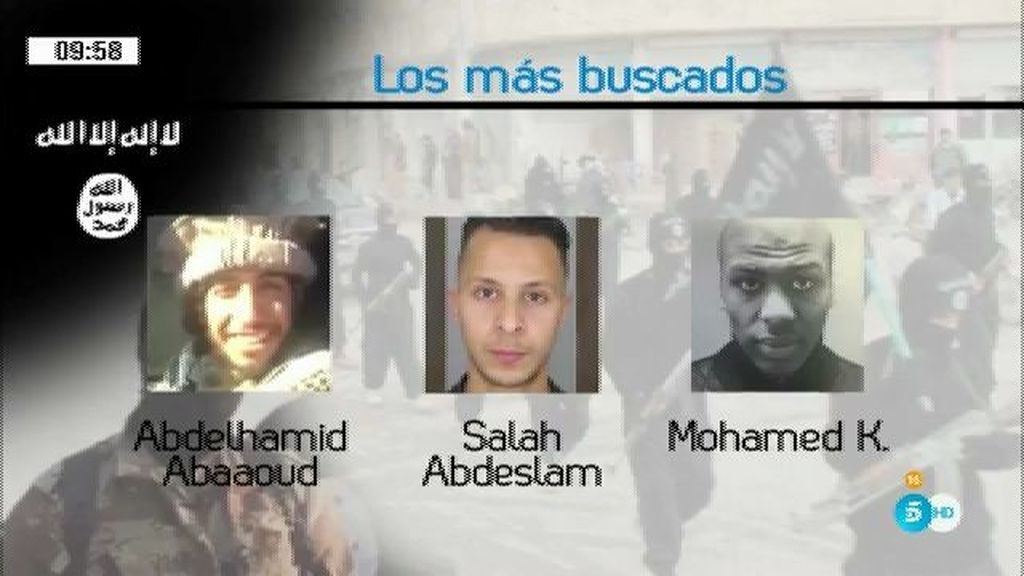 Abaaoud, Abdeslam y Mohamed K., los terroristas más buscados