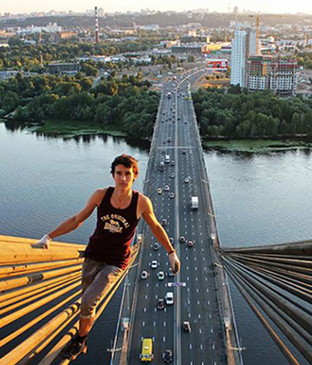 Selfies de altura del 'spiderman ruso'