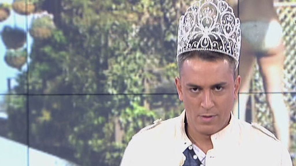 Paz Padilla, Belén Esteban y Kiko Hernández improvisan un desfile