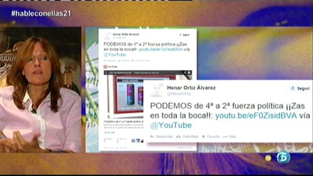 Henar Ortiz: "Me identifico con el discurso de Pablo Iglesias"