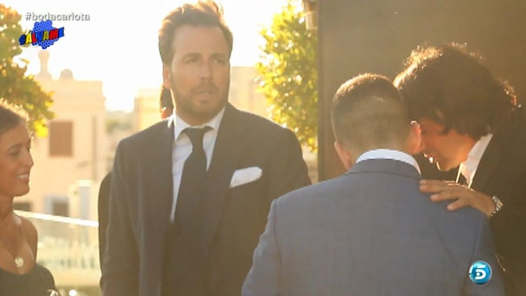 Colaboradores, directores, reporteros... El equipo, al completo en la boda de Carlota