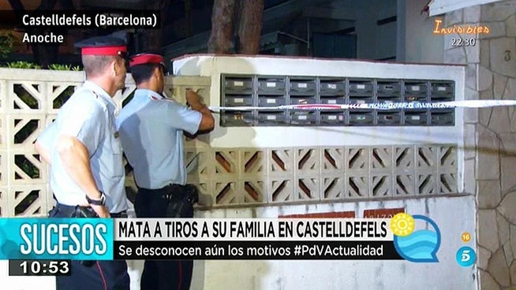Un hombre mata a tiros a su familia y se suicida en Castelldefels