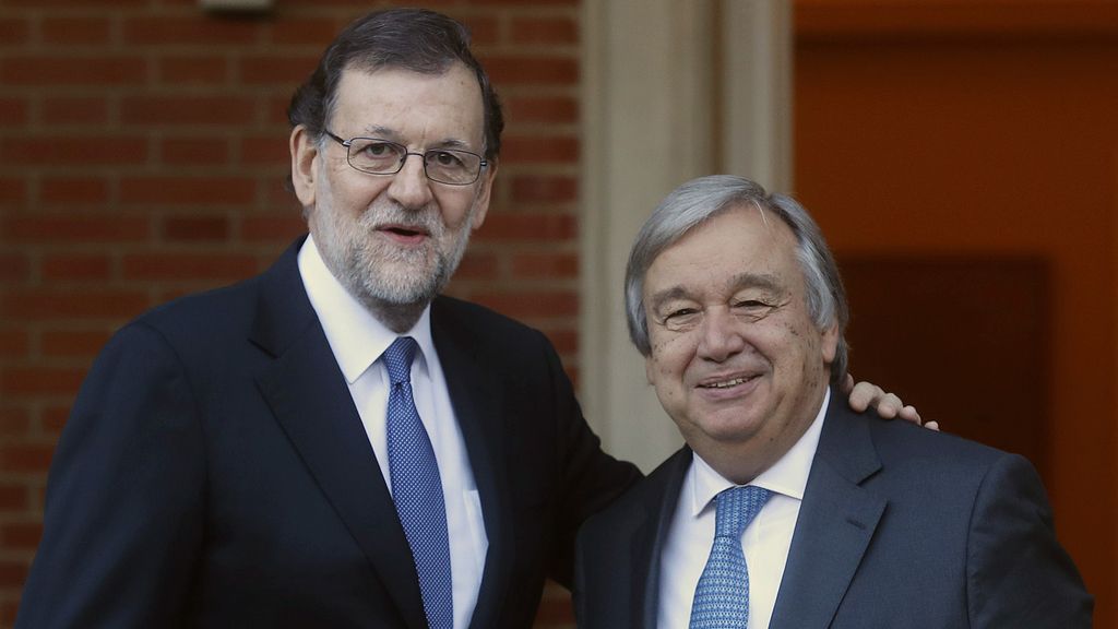 Rajoy recibe al nuevo secretario general de la ONU