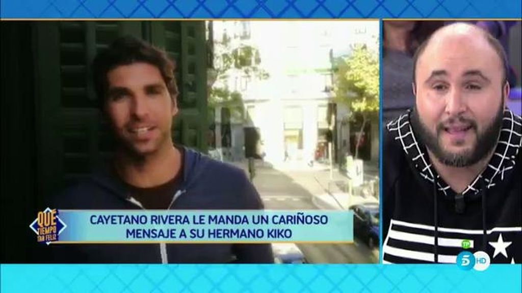 ¡El mensaje sorpresa de Cayetano Rivera a su hermano Kiko Rivera, en '¡QTTF'!