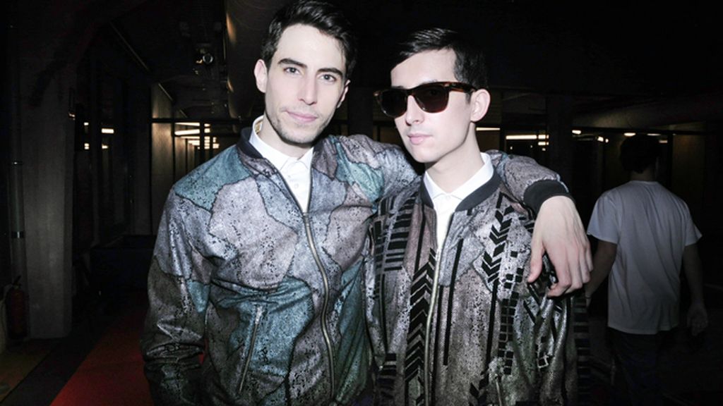 En la fiesta de Reebok con nuestras bombers de Jarabowtie