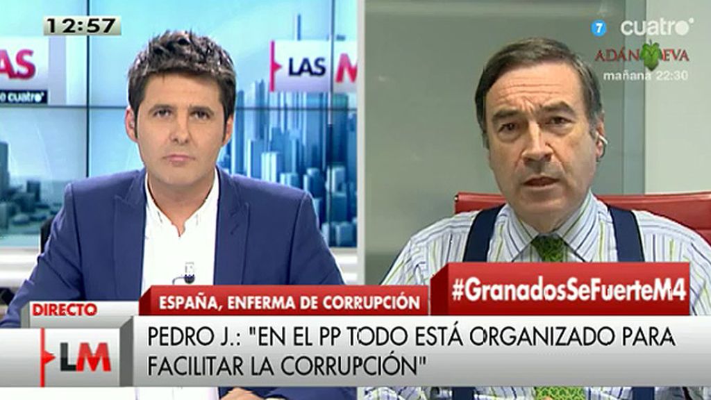 Pedro J.: “Lo razonable sería que la secretaria general del PP anunciara su dimisión"