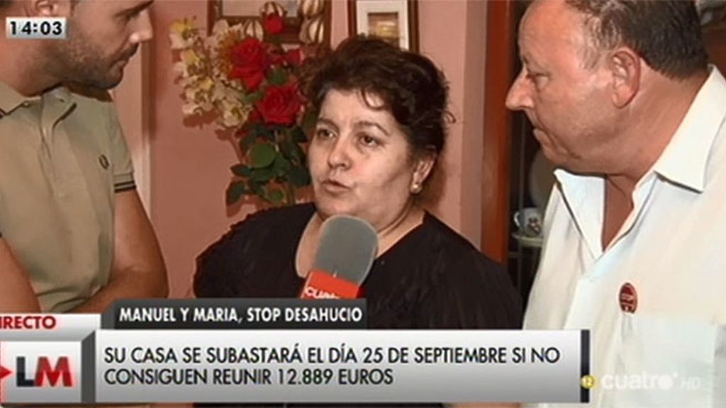 Un matrimonio pide ayuda para paralizar la subasta de su vivienda: deben 12.889 euros
