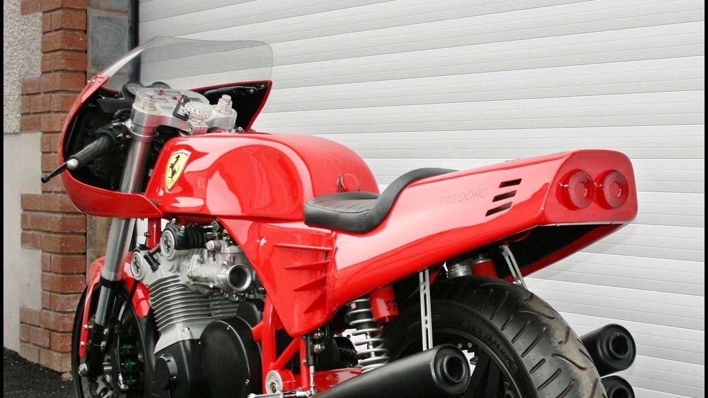 La única motocicleta Ferrari, a subasta