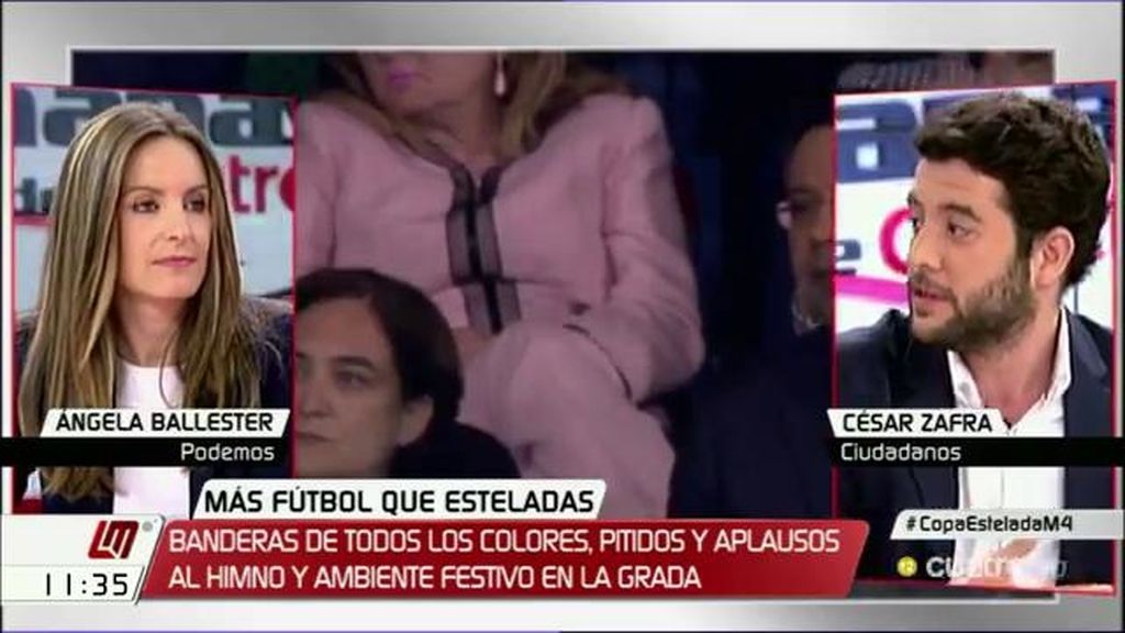 César Zafra: “Ir a la final de la Copa del Rey a sacar la bandera y a pitar el himno de todos es una falta de respeto