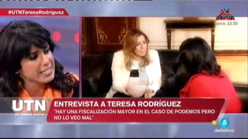 Teresa Rodríguez: "Queremos que las conversaciones con el PSOE sean públicas"