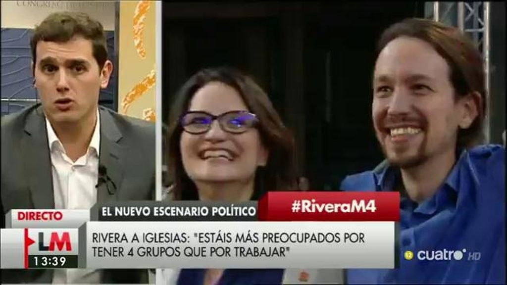 Albert Rivera: "Estamos esperando que PP y PSOE dejen de pelearse y sean responsables"