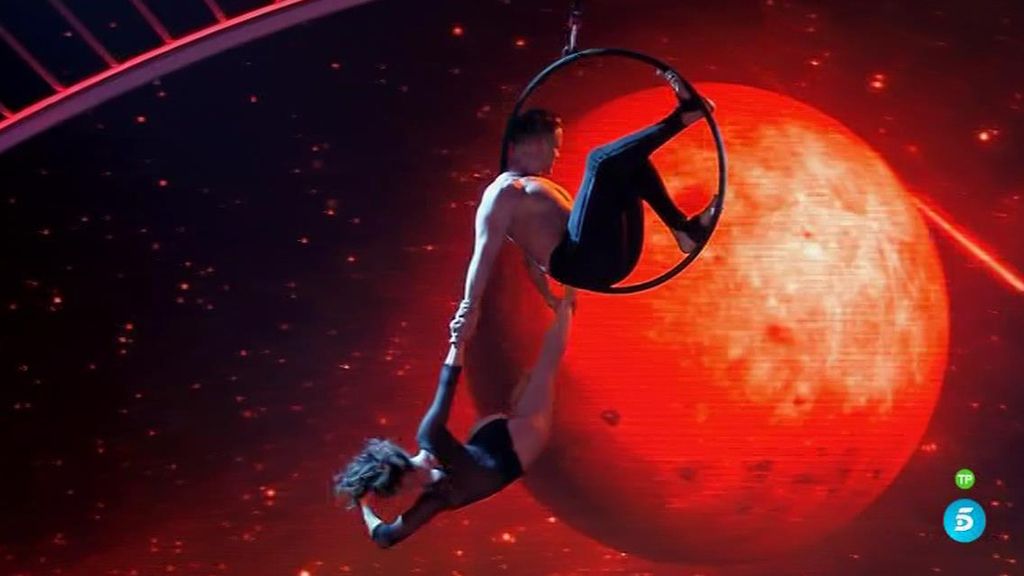 Celia y Marco vuelven a volar por los aires en la semifinal de ‘Got Talent’