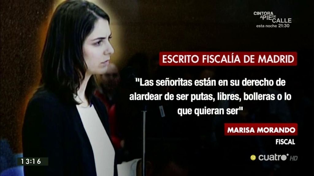 El polémico escrito de la Fiscalía de Madrid ante el recurso de Rita Maestre