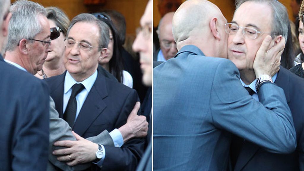 Último adiós a la mujer de Florentino Pérez