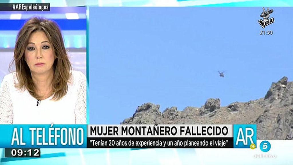 Julia, mujer montañero fallecido: "Ha tenido que haber algún tipo de bloqueo para que Marruecos impidiera la ayuda"