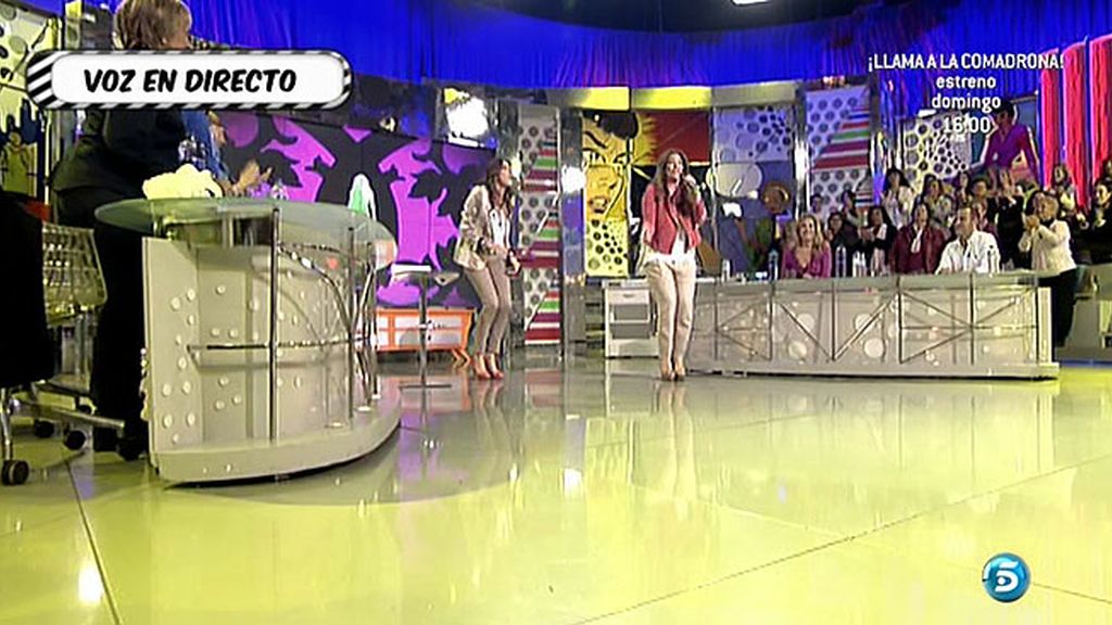 Las colaboradoras compiten ante los micrófonos