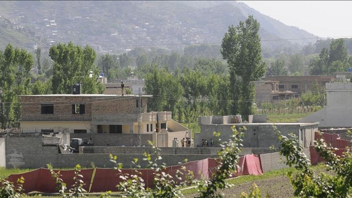 Vista general del complejo donde presuntamente las fuerzas estadounidenses mataron al líder de la red terrorista Al Qaeda, Osama Bin Laden, en la localidad de Abbotabad, cerca de Islamabad (Pakistán). EFE