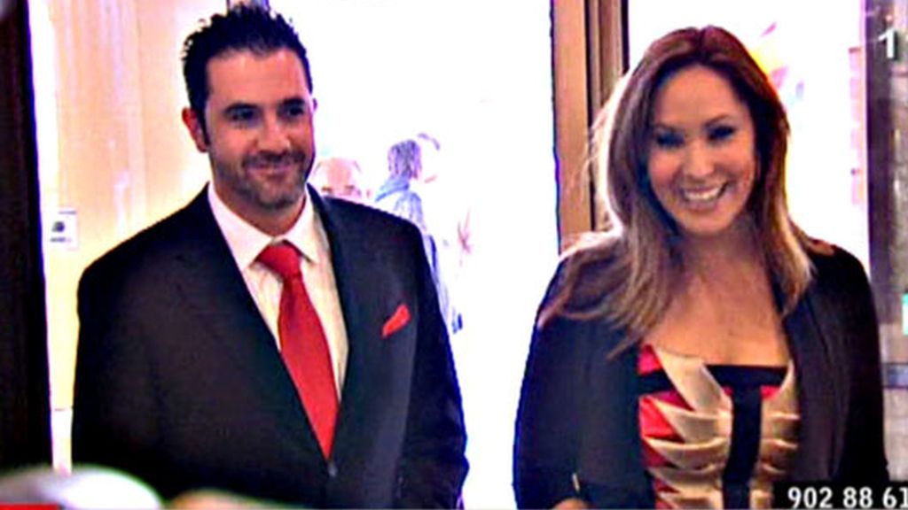 Ana Obregón y Adans Peres, juntos en la boda de Toñi Salazar