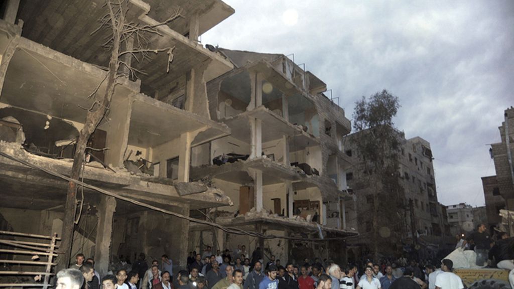 Explota un coche bomba en un barrio de Damasco, Siria