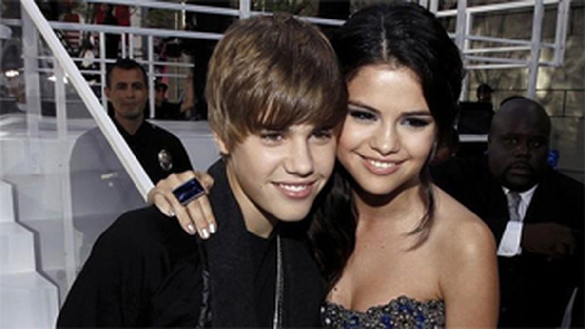 Justin y Selena, en una imagen de archivo. Foto: AP.