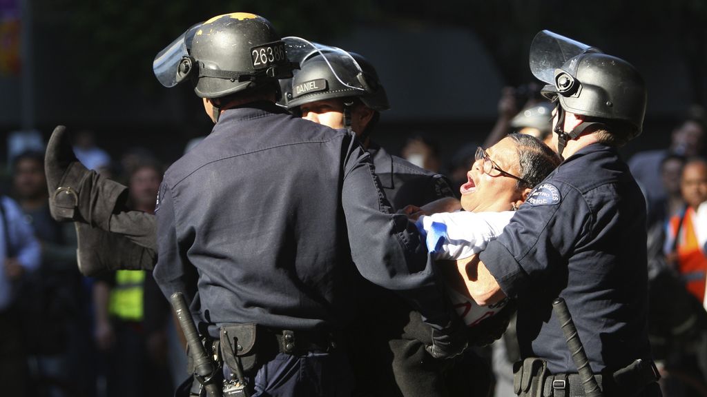 Marcha contra la Bolsa de Nueva York