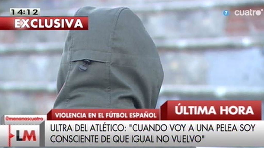 El testimonio de uno de los ultras del Atlético: "Lo que se intenta es dar una lección, no acabar con la vida de nadie"