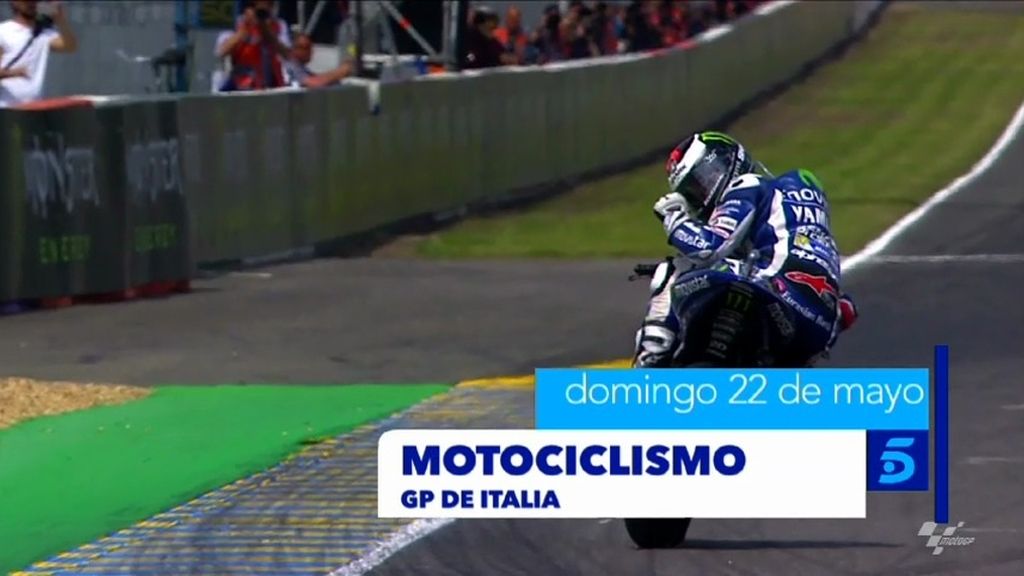 Gran Premio de Italia de MotoGP, este domingo en Telecinco y mitele.es