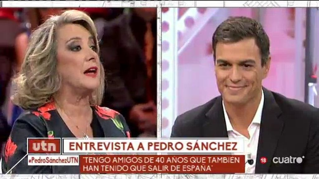 Pedro Sánchez: "Yo no quiero a Susana Díaz conmigo, yo la necesito"