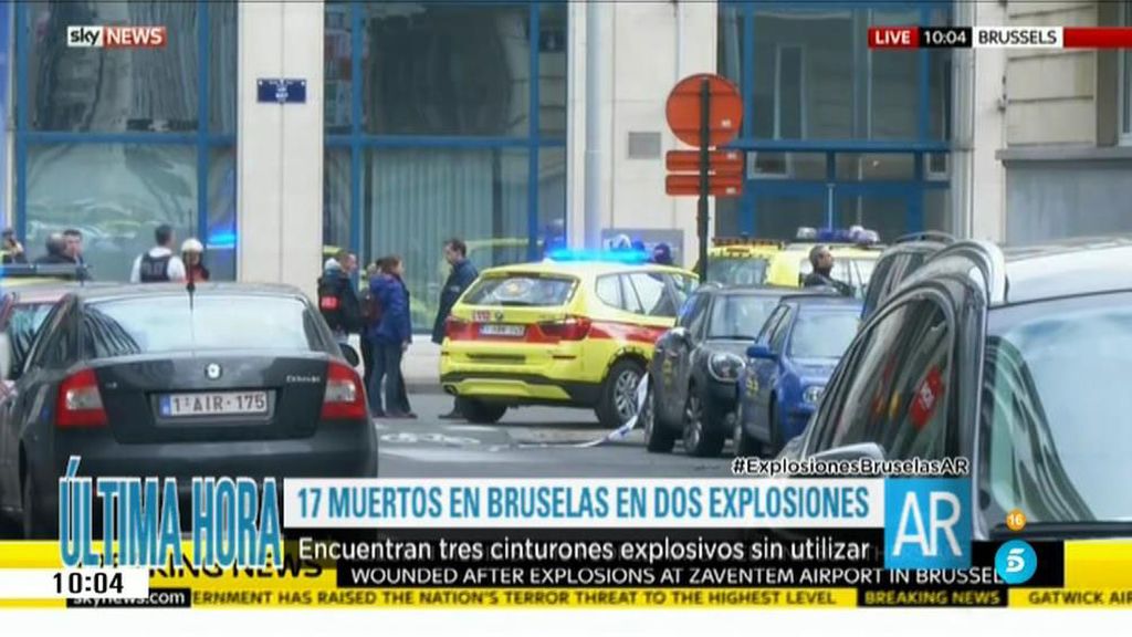 Se producen varias explosiones en el metro de Bruselas