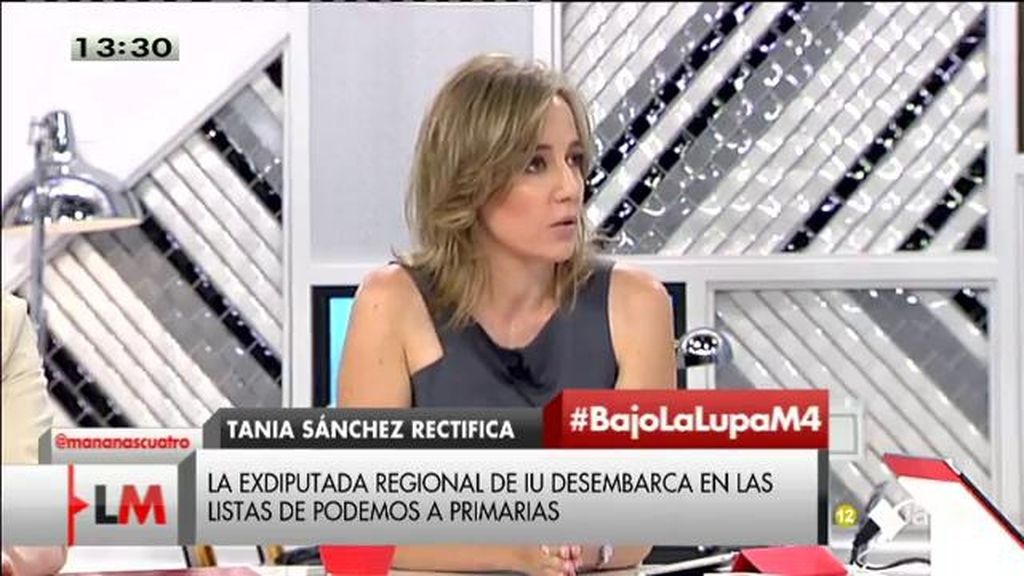 Tania Sánchez, de Podemos: “Puedes participar de procesos de colaboración con el cambio sin ser parte de su estructura”