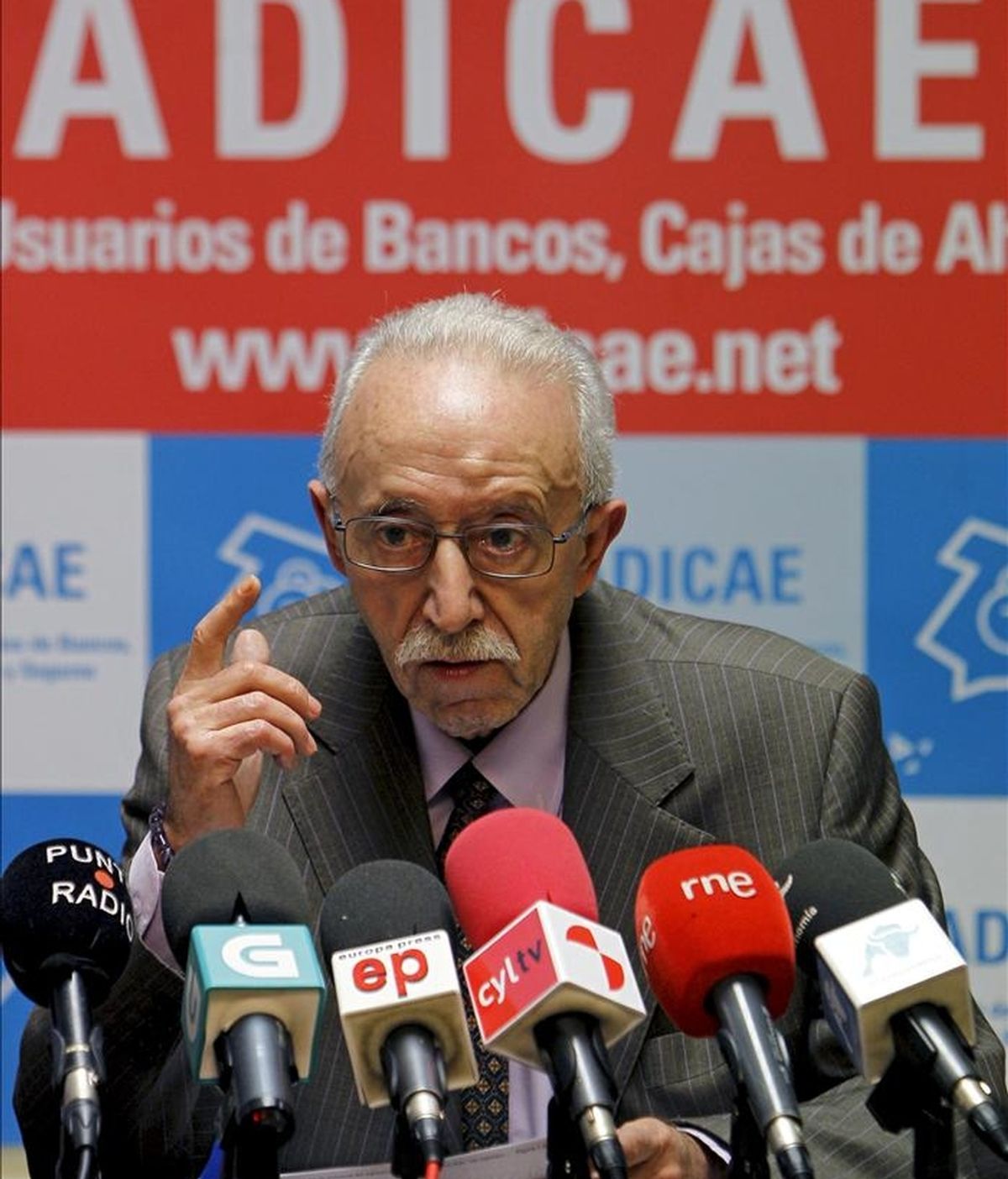 El presidente de la ADICAE, Manuel Pardos EFE/Archivo