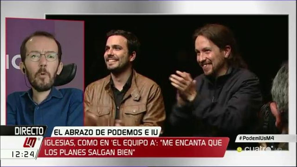 Pablo Echenique, tras el acuerdo de IU-Podemos: “Si se repitieran los resultados, estaríamos a un millón de votos del PP”