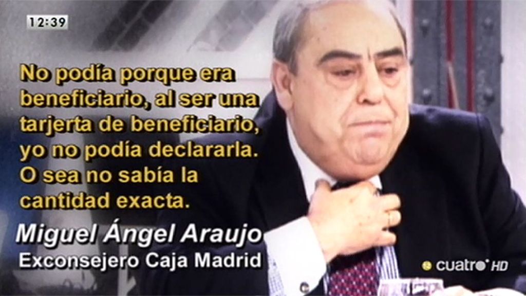 La declaración de Miguel Ángel Araujo ante el juez por las 'black'