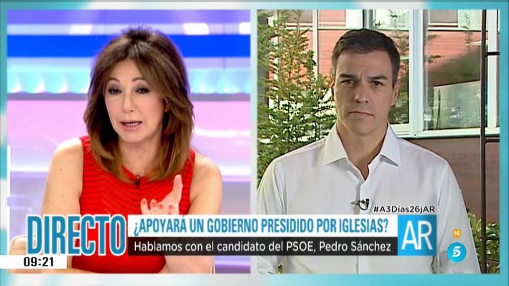 La entrevista íntegra a Pedro Sánchez