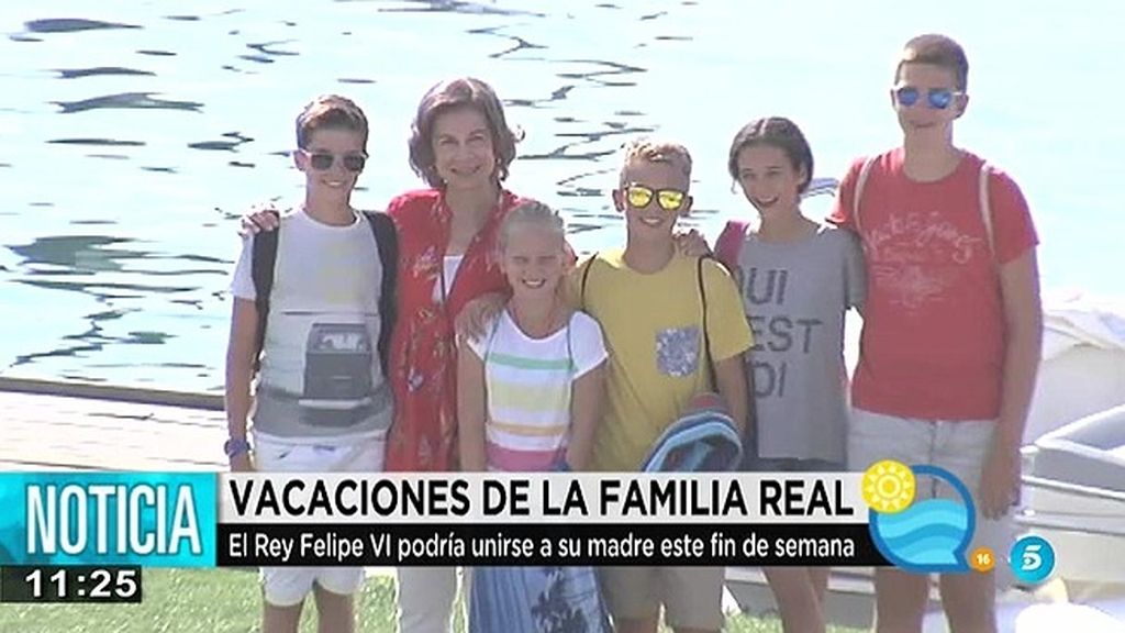 La Reina Sofía, vacaciones con sus nietos