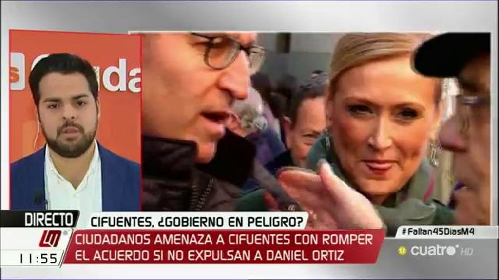 Fernando de Páramo: “Si Ortiz no se va a su casa, rompemos el pacto con el PP”
