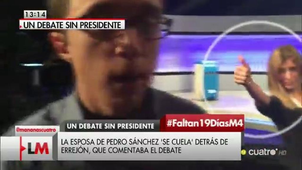 La esposa de Pedro Sánchez 'se cuela' en el vídeo de Íñigo Errejón