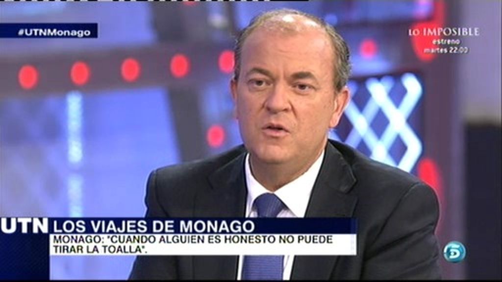 José Antonio Monago: "Cuando una persona es honesta no debe tirar la toalla"