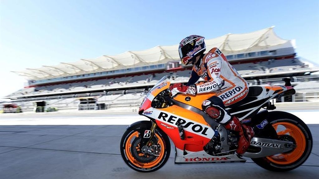 Marc Márquez, en los primeros libres del GP de Las Américas