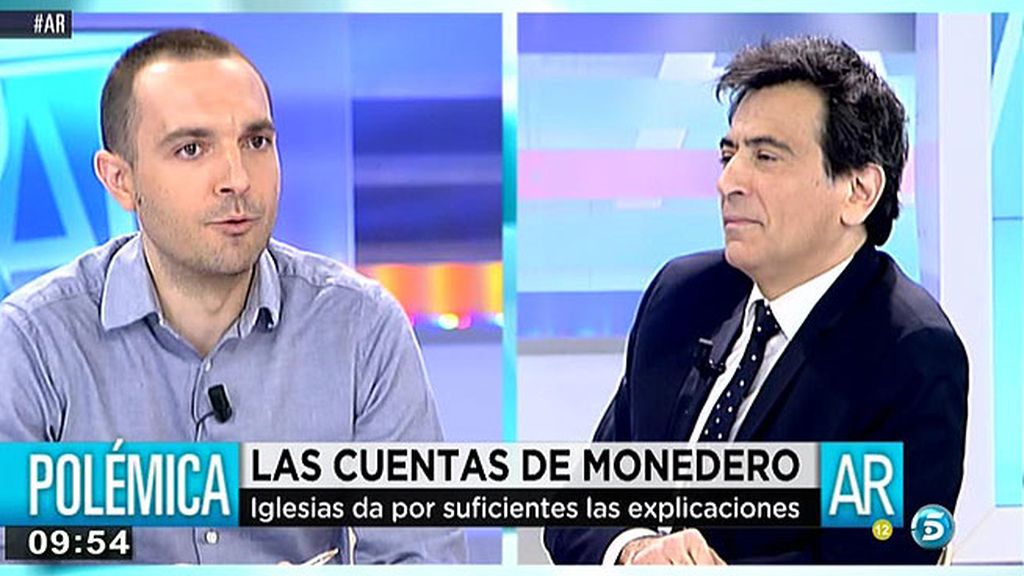 Luis Alegre, a Arcadi: "Mi gobierno es el gobierno de España y quiero que se comporte con responsabilidad"