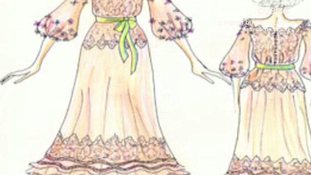 El vestido de novia de la Duquesa de Alba