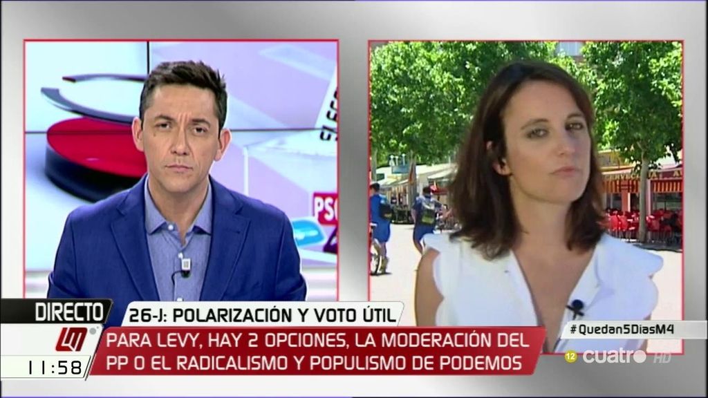 Andrea Levy: “El proyecto de Pedro Sánchez está siendo un fracaso”