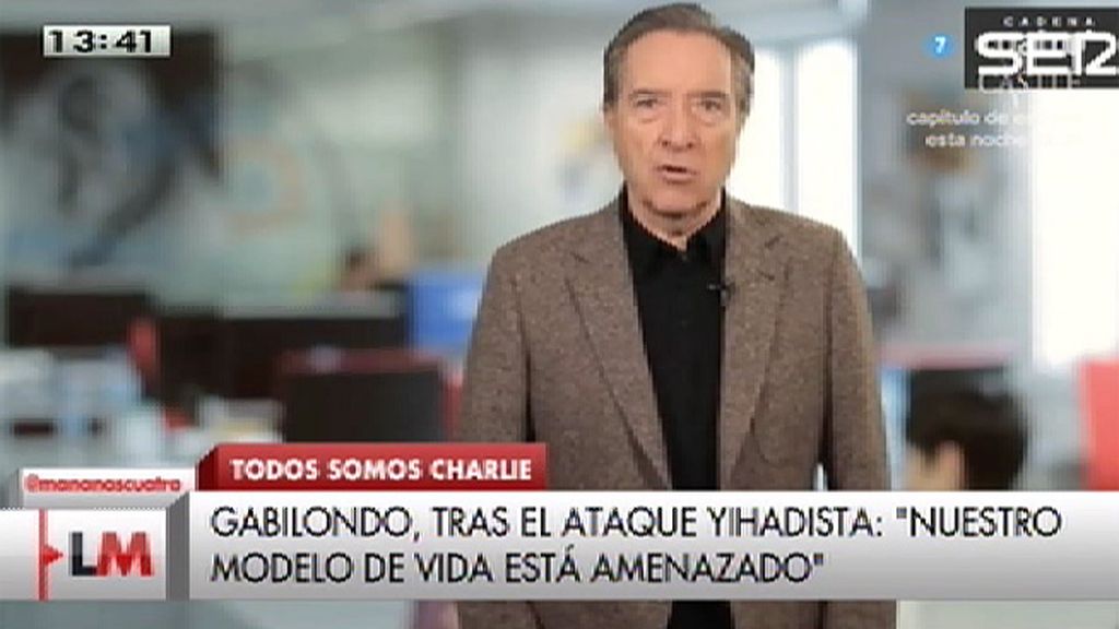 Gabilondo: "Nuestro modelo de vida está claramente desafiado"