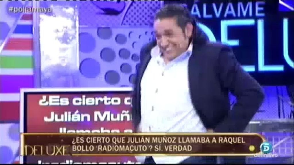 Luis Amaya imita a Julián Muñoz cantando "con dinero y sin dinero"