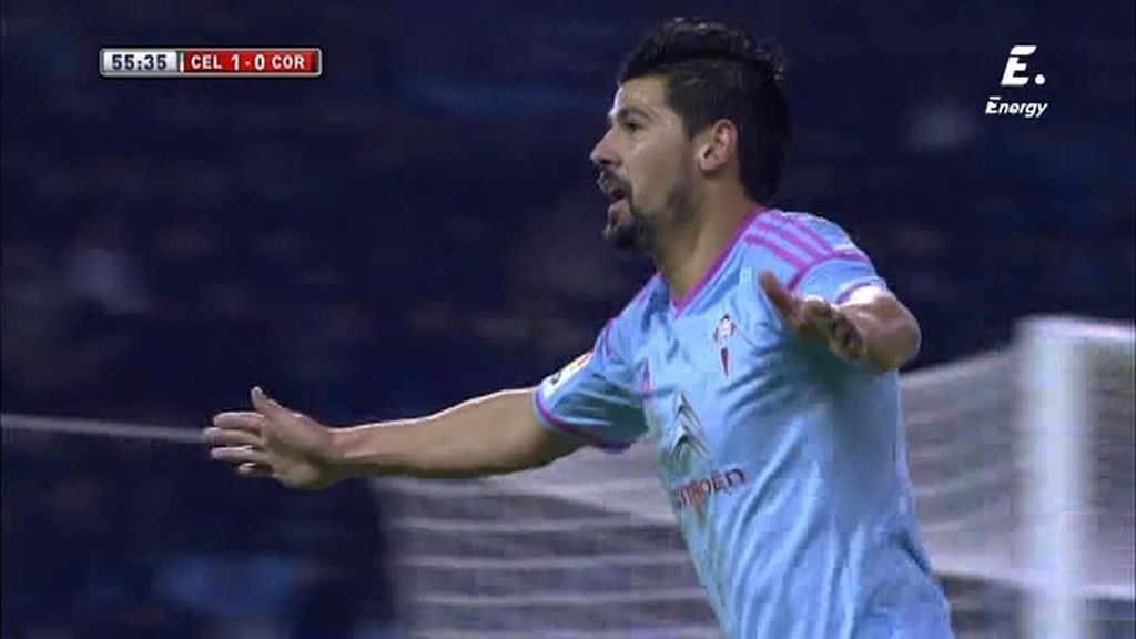 ¡Golazo de Nolito para adelantar al Celta!