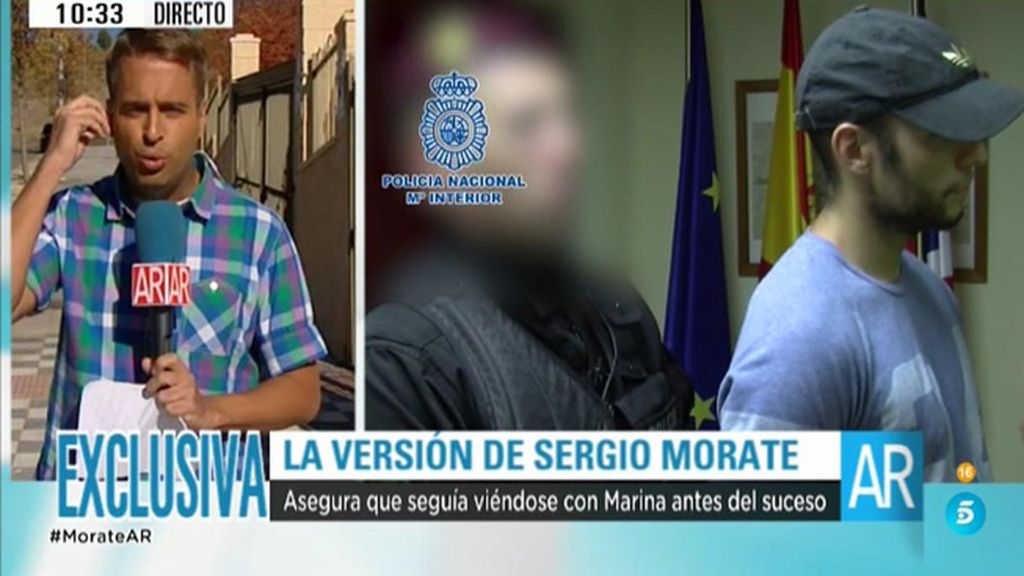 Según el sumario, Sergio Morate dice que tenía una "buena relación con Marina"