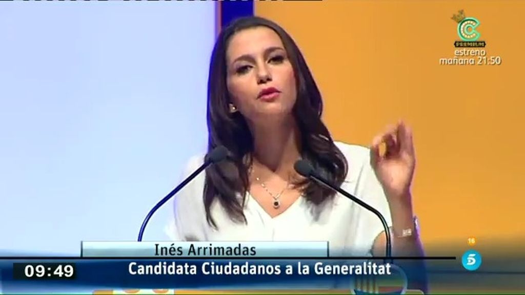 Inés Arrimadas: “Haremos una auditoría para saber cuánto se ha robado a los catalanes”
