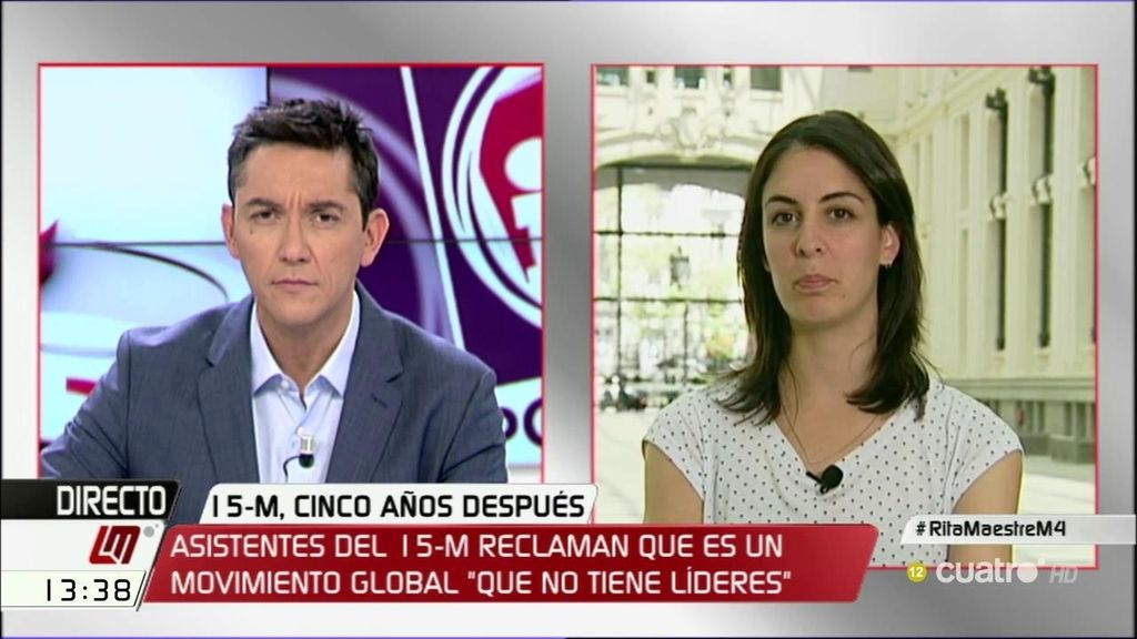 La entrevista de Rita Maestre, a la carta