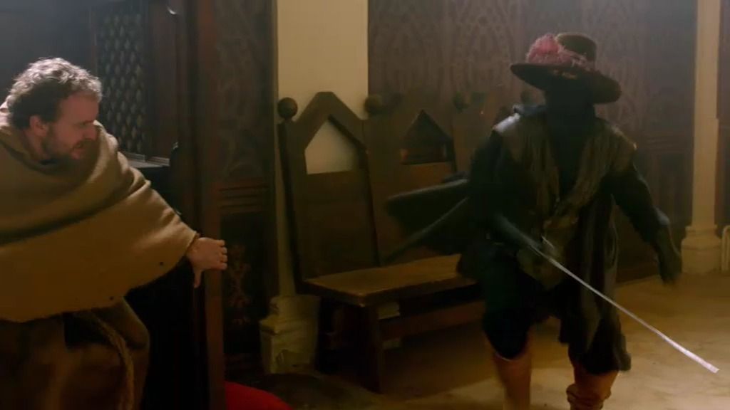Un espadachín ataca al padre Ferrán